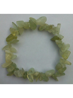 Gelbes Calcit Mineralien-Chip-Armband