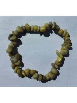 Achat grau Mineralien-Chip-Armband