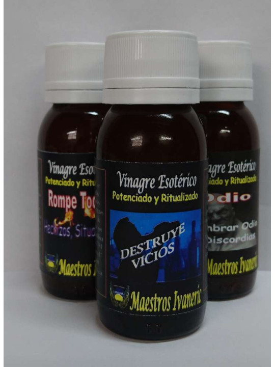 Handgemachter Essig vernichtet Laster. 60ml