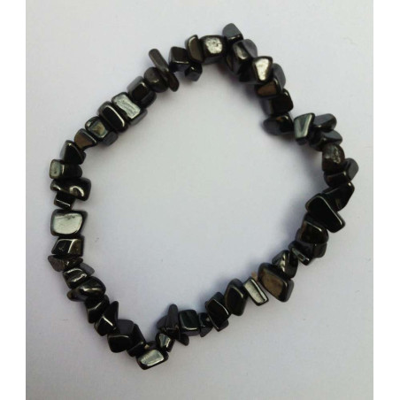Obsidian Nevada Mineralien-Chip-Armband