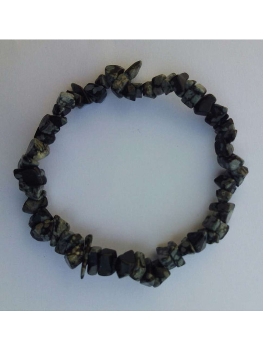 Katzenaugen Mineralien-Chip-Armband