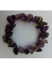 Gelben Calcit-Kieselsteinen Armband  1cm bis 2 cm