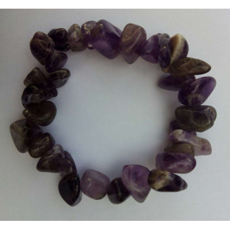 Gelben Calcit-Kieselsteinen Armband  1cm bis 2 cm