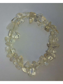 Großen Rosenquarz-Kieselsteinen Armband aus 1cm bis 2 cm