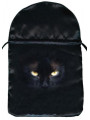 Schwarze Katze Tarot-Tasche 15cm X 18cm