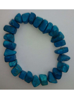 Rosenquarz-Mineralien-Chip Armband