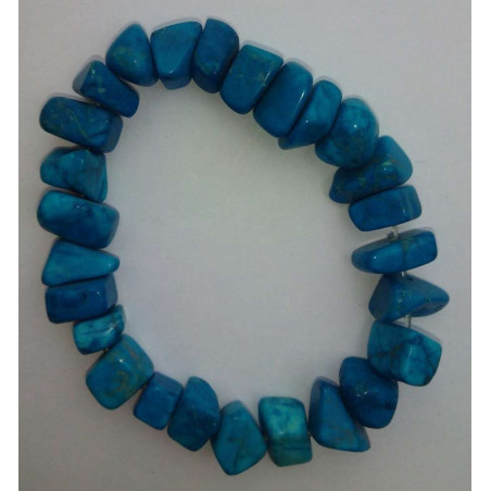 Rosenquarz-Mineralien-Chip Armband