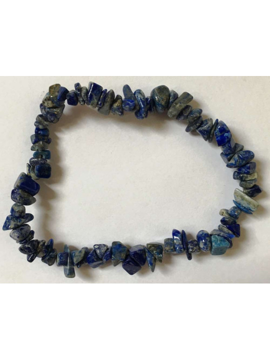 Fluorit Mineralien-Chip Armband