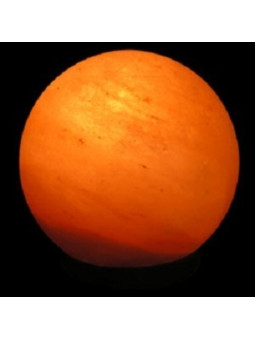 Handgefertigte kugelförmige Salzlampe, von 2 bis 4 kg