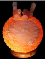 Handgefertigte Salzlampe, von 2 bis 4 kg