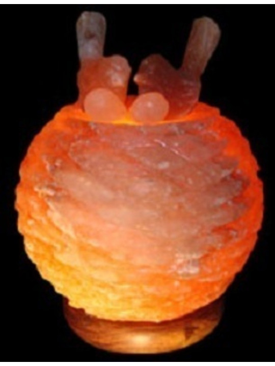 Handgefertigte Salzlampe, von 2 bis 4 kg