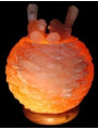 Handgefertigte Salzlampe, von 2 bis 4 kg