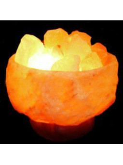 Handgemachte Salzlampe Natürliche Salzschale mit Stücken, von 2 bis 4 Kg