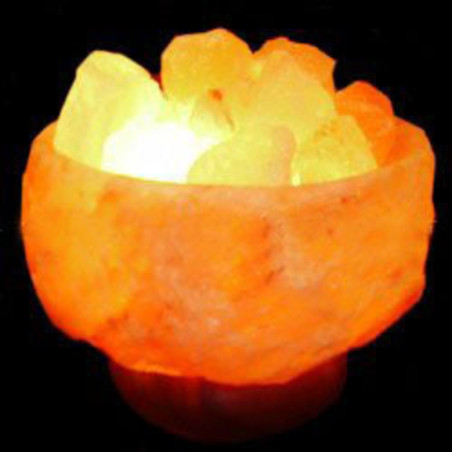Handgemachte Salzlampe Natürliche Salzschale mit Stücken, von 2 bis 4 Kg