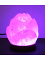 USB Salzlampe Rosa Form, von 600 bis 900 Gramm