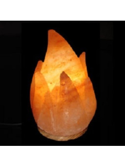 Handgemachte Salzflammenlampe, von 2 bis 4 kg