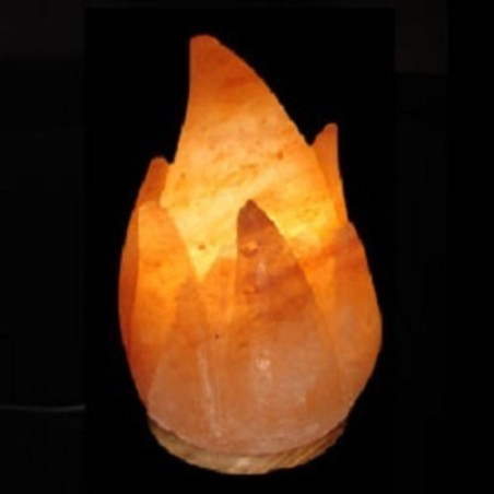 Handgemachte Salzflammenlampe, von 2 bis 4 kg