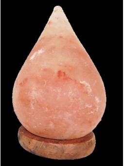 Handgemachte Salzlampe in Tropfenform, von 2 bis 4 kg