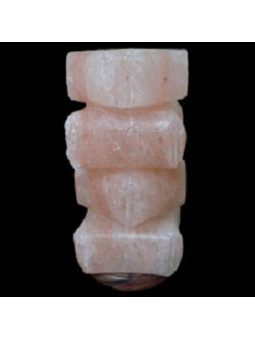 Handgemachte Bambus-Salzlampe 2, von 2 bis 4 kg