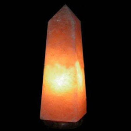 Handgemachte Salzlampe Obelisk, von 2 bis 4 Kg