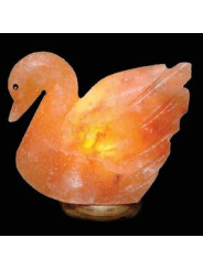 Handgefertigte Schwan-Salzlampe, 20x20 cm