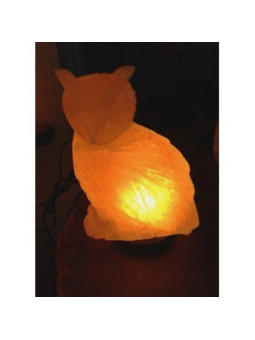 Handgefertigte Eule Salzlampe 20x20 cm