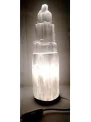 Selenit-Lampe 30-35cm.