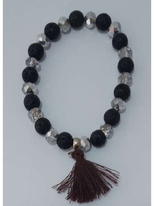 Granat Chip-Armband