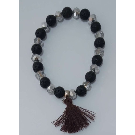 Granat Chip-Armband