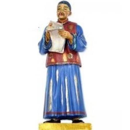 Chinesische Kunstharzfigur 22cm