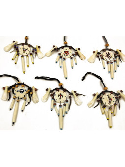 Indischer Autoaufhänger mit Knochen. Ca. 10 cm (Zufällige Modelle)