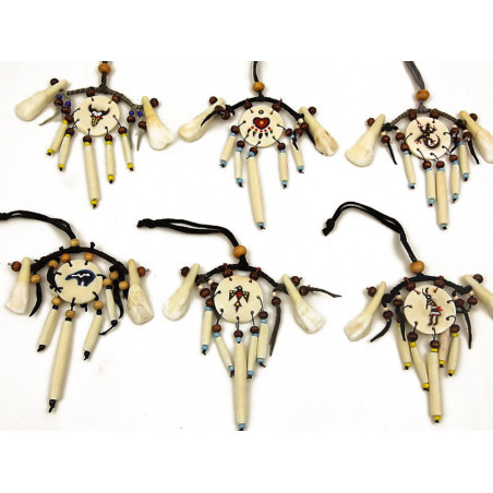 Indischer Autoaufhänger mit Knochen. Ca. 10 cm (Zufällige Modelle)