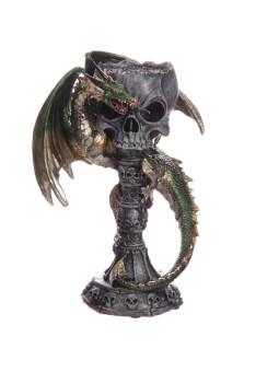 Grüner Drachen-Kerzenhalter-Kelch, Dark Legend