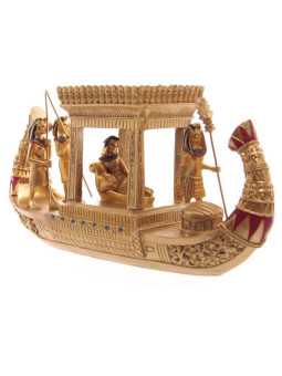 Goldener ägyptischer Krug, 10 x 19 cm