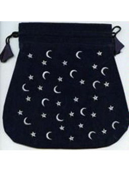 Tarot Tarot-Tasche mit Monden und Sternen 15cm X 23cm