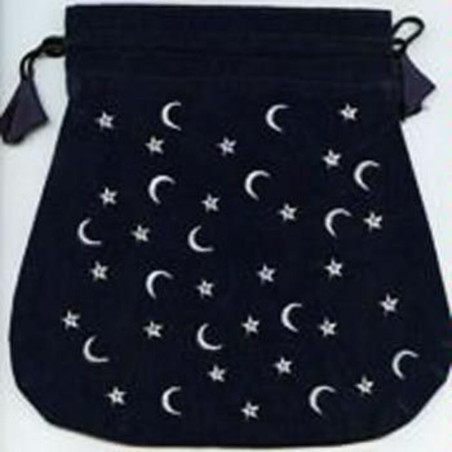 Tarot Tarot-Tasche mit Monden und Sternen 15cm X 23cm