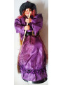 Hexe von 35cm Violett, mit Licht und Ton