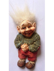 Troll-Magnet aus Harz
