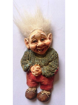 Troll-Magnet aus Harz