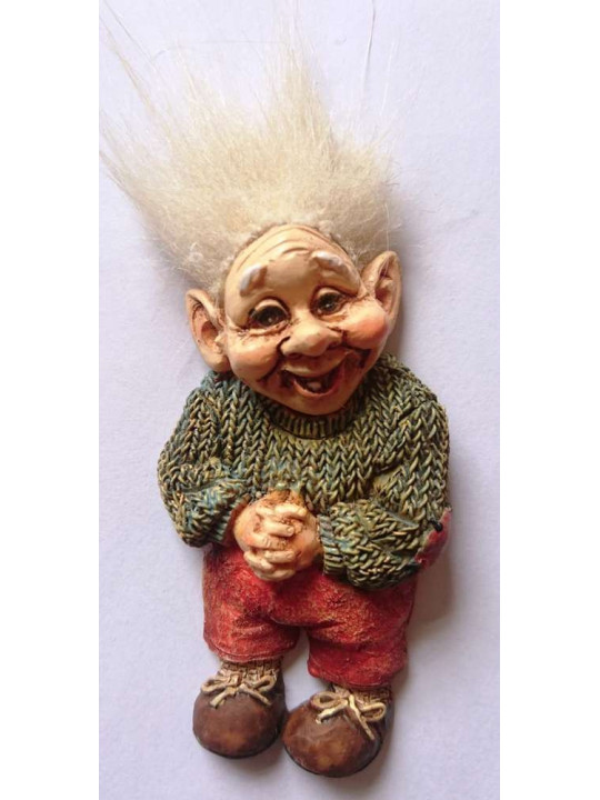 Troll-Magnet aus Harz