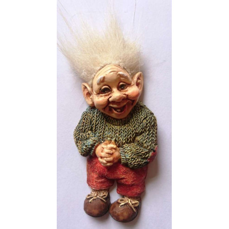 Troll-Magnet aus Harz