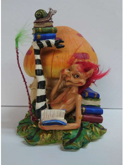 Elfen-Spardose aus Harz