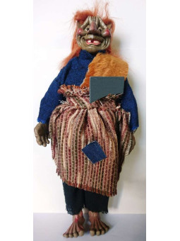 Lappen und Harz Troll 45cm