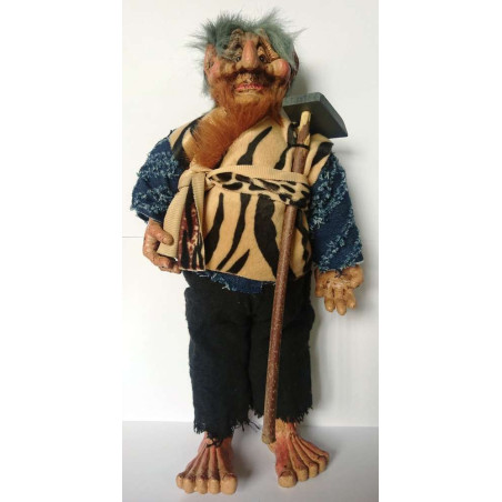 Lappen und Harz Troll 35cm