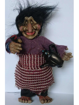 Lappen und Harz Troll 25cm