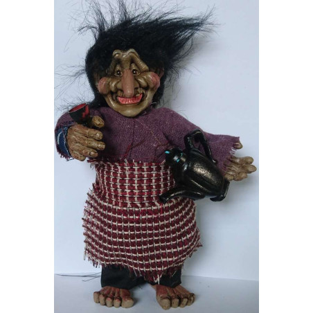 Lappen und Harz Troll 25cm