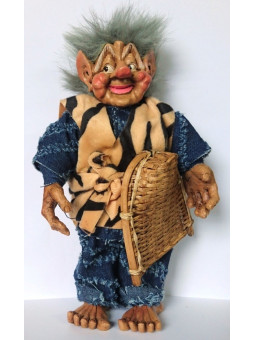 Lappen und Harz Troll 25cm