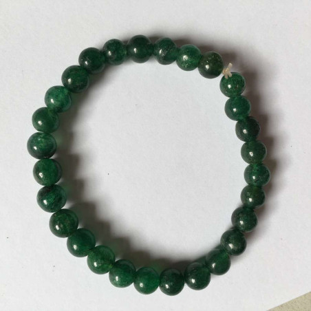 Elastisches Armband weißer Quarz