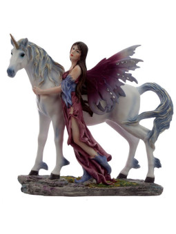 Waldgeist Fee.  Höhe 21,5 cm X 23 cm breit