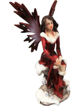 Rubinrote Schneefee, 14,5 cm x 7 cm